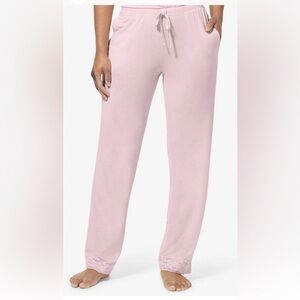 Tommy John Second Skin Lace Trim Lounge Pants Peachskin Medium